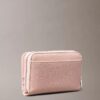 Minimal Monogram Zip Flap Wallet Minimal Monogram Zip Flap Wallet