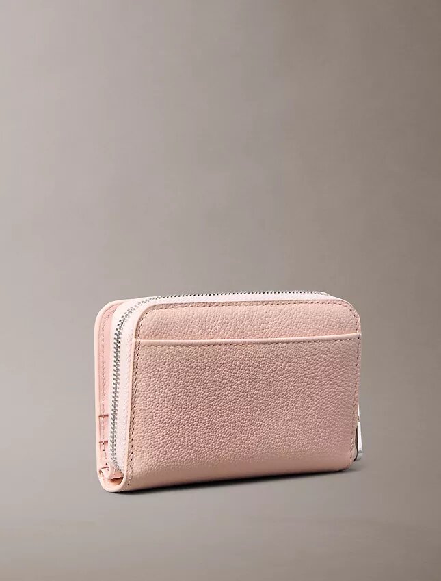 Minimal Monogram Zip Flap Wallet Minimal Monogram Zip Flap Wallet