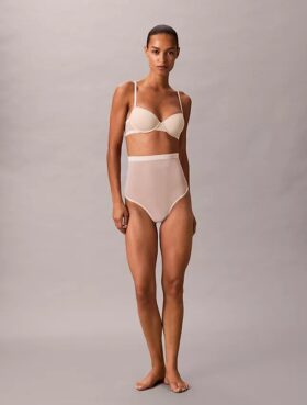 Minimalist Mesh High Waist Thong