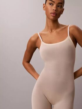 Minimalist Mesh Mid Thigh Bodysuit