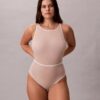 Minimalist Mesh Shapewear Bodysuit