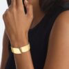 Minimalist Organic Shape Bangle Minimalist Organic Shape Bangle