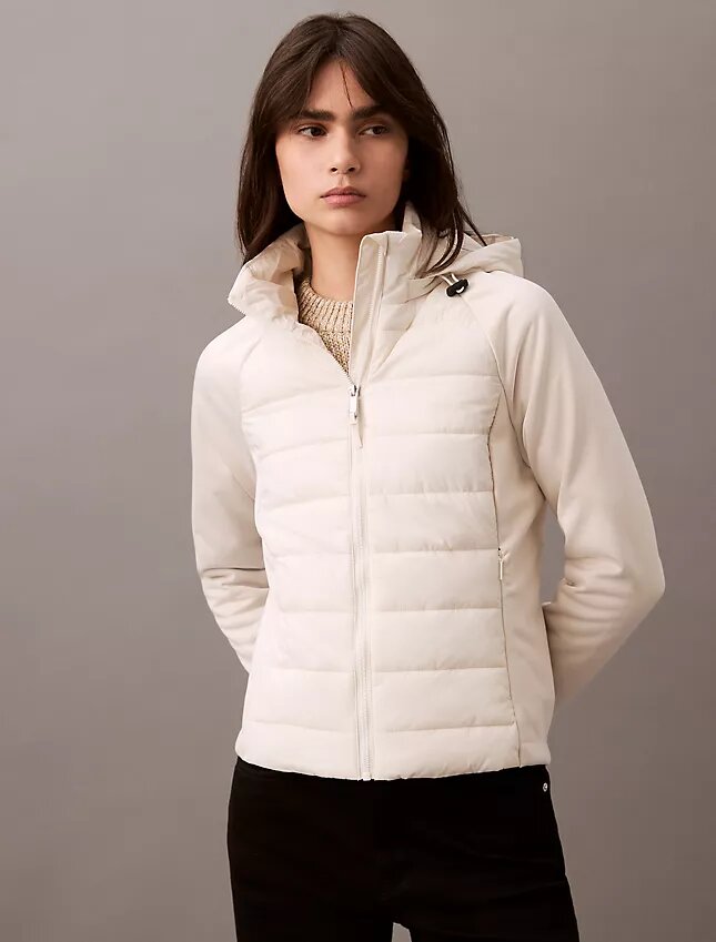 Mixed Media Puffer Jacket Mixed Media Puffer Jacket
