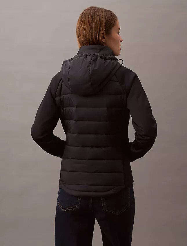 Mixed Media Puffer Jacket Mixed Media Puffer Jacket