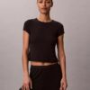 Modal Stretch Drop Needle Baby Tee Modal Stretch Drop Needle Baby Tee