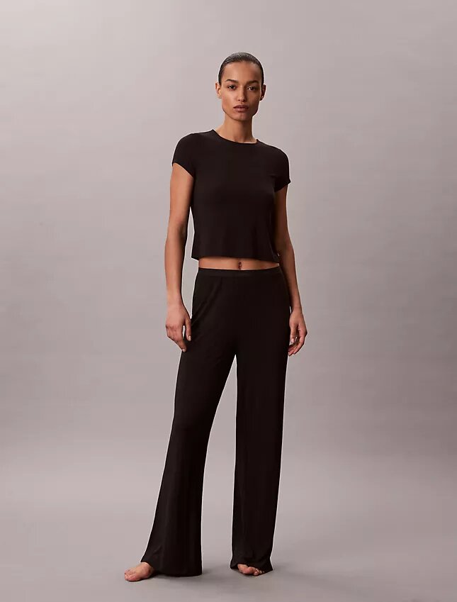 Modal Stretch Drop Needle Baby Tee Modal Stretch Drop Needle Baby Tee