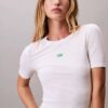 Modal Stretch Monogram Logo Graphic Slim T-Shirt Modal Stretch Monogram Logo Graphic Slim T-Shirt
