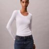 Modal Stretch Rib Slim T-Shirt Modal Stretch Rib Slim T-Shirt