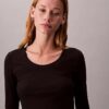 Modal Stretch Rib Slim T-Shirt Modal Stretch Rib Slim T-Shirt