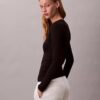 Modal Stretch Rib Slim T-Shirt Modal Stretch Rib Slim T-Shirt