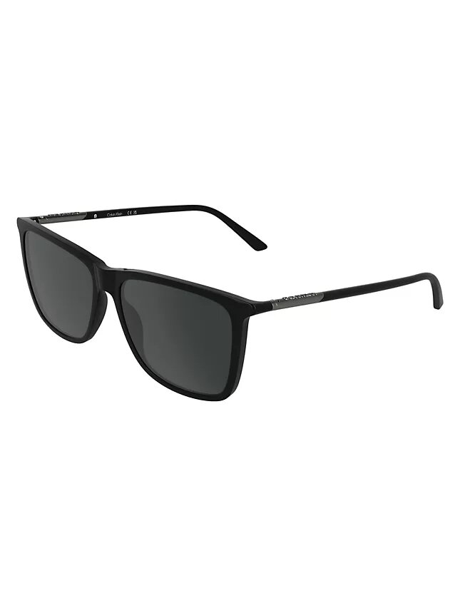 Modern Acetate Modified Rectangle Sunglasses Modern Acetate Modified Rectangle Sunglasses