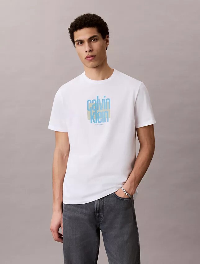 Modern Calvin Klein Graphic Logo Tee Modern Calvin Klein Graphic Logo Tee