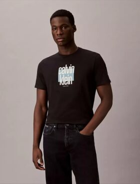 Modern Calvin Klein Graphic Logo Tee