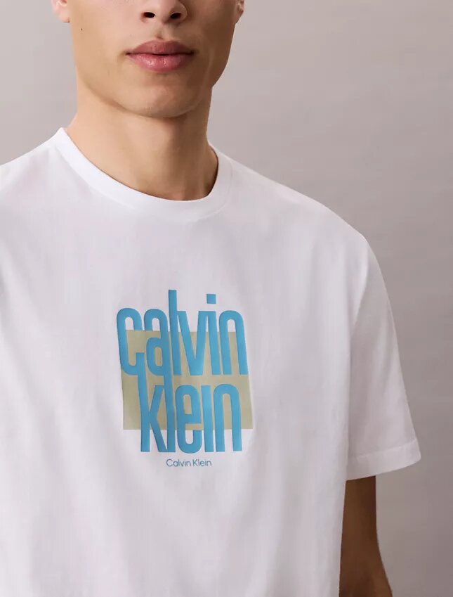 Modern Calvin Klein Graphic Logo Tee Modern Calvin Klein Graphic Logo Tee