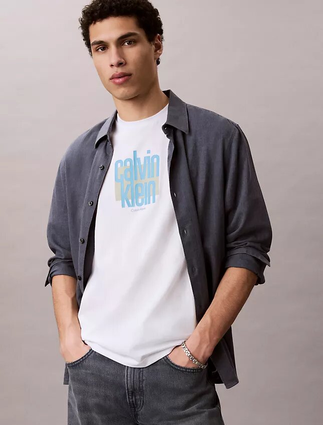 Modern Calvin Klein Graphic Logo Tee Modern Calvin Klein Graphic Logo Tee
