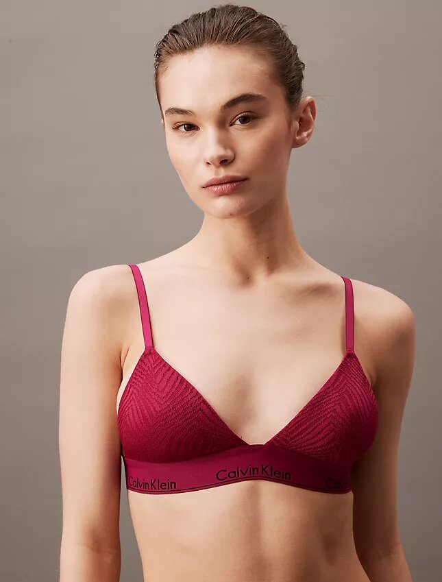 Modern Lace Lightly Lined Triangle Bralette Modern Lace Lightly Lined Triangle Bralette