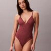 Modern Logo Swim One Piece Modern Logo Swim One Piece