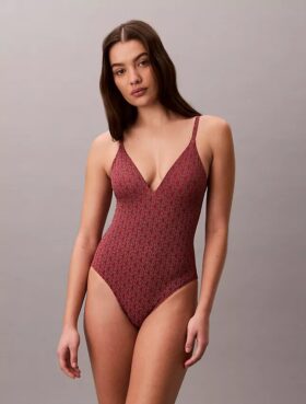 Modern Logo Swim One Piece Modern Logo Swim One Piece