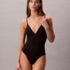 Modern Logo Swim One Piece Modern Logo Swim One Piece