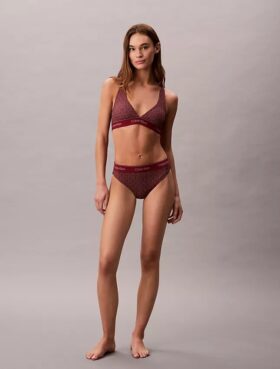 Modern Logo Swim Racerback Triangle Bikini Top Modern Logo Swim Racerback Triangle Bikini Top