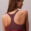 Modern Logo Swim Racerback Triangle Bikini Top Modern Logo Swim Racerback Triangle Bikini Top