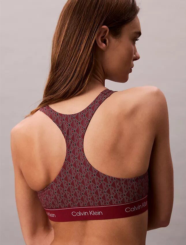 Modern Logo Swim Racerback Triangle Bikini Top Modern Logo Swim Racerback Triangle Bikini Top