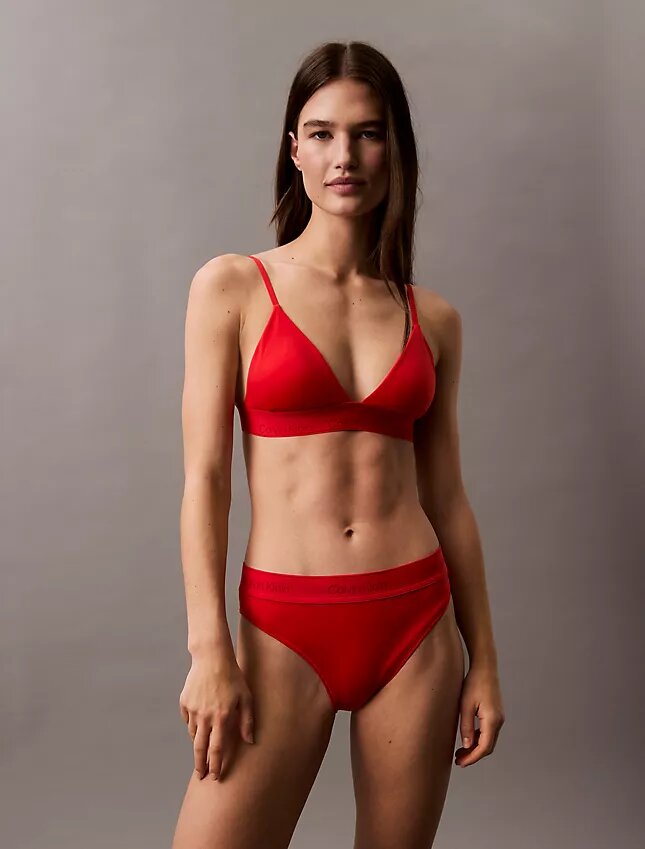 Modern Logo Triangle Swim Bikini Top Modern Logo Triangle Swim Bikini Top