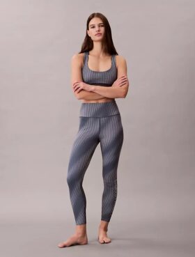 Modern Sport Print High Rise 7/8 Leggings