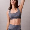 Modern Sport Print Racerback Medium Impact Sports Bra Modern Sport Print Racerback Medium Impact Sports Bra