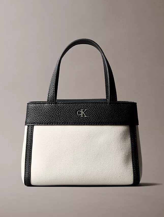 Monogram Canvas Mini Tote Crossbody Bag Monogram Canvas Mini Tote Crossbody Bag
