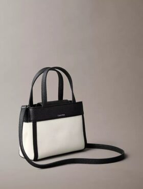 Monogram Canvas Mini Tote Crossbody Bag