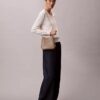 Monogram Chain Saddle Bag