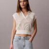 Monogram Crochet Cropped Top Monogram Crochet Cropped Top