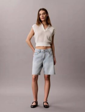 Monogram Crochet Cropped Top