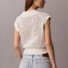 Monogram Crochet Cropped Top Monogram Crochet Cropped Top