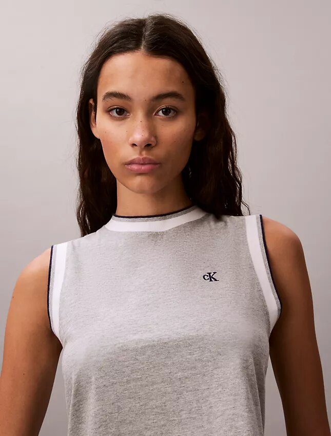 Monogram Cropped Muscle Tank Monogram Cropped Muscle Tank
