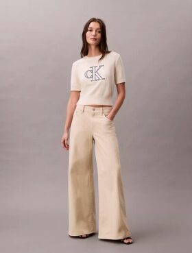 Monogram Cropped Sweater