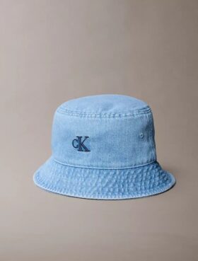 Monogram Denim Bucket Hat Monogram Denim Bucket Hat