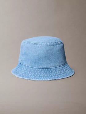 Monogram Denim Bucket Hat Monogram Denim Bucket Hat