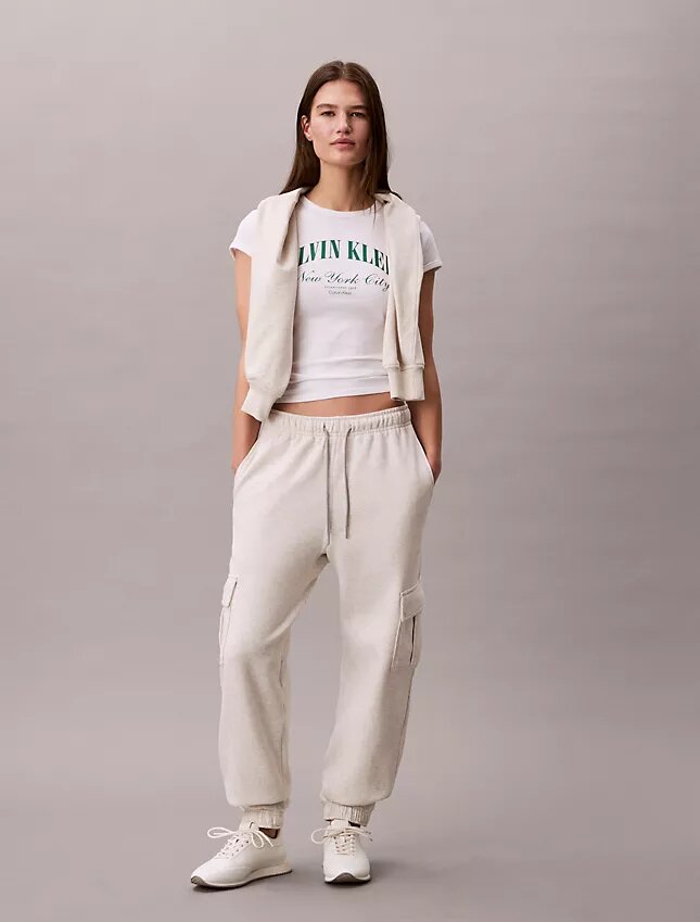 Monogram Fleece Cargo Joggers Monogram Fleece Cargo Joggers