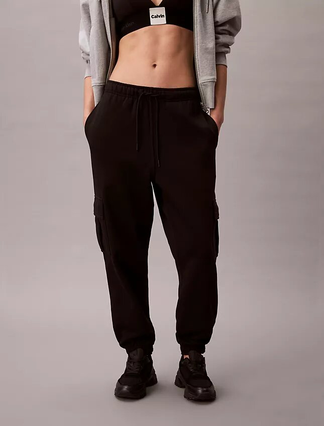 Monogram Fleece Cargo Joggers Monogram Fleece Cargo Joggers