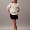 Monogram Fleece Cropped Sweatshirt Monogram Fleece Cropped Sweatshirt