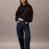 Monogram Fleece Cropped Sweatshirt Monogram Fleece Cropped Sweatshirt