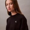 Monogram Fleece Cropped Sweatshirt Monogram Fleece Cropped Sweatshirt