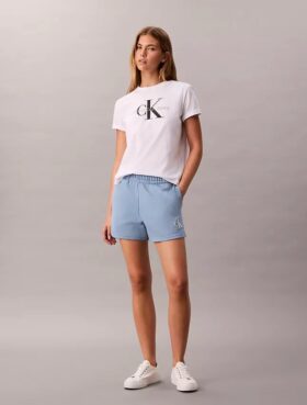 Monogram Fleece Pull-On Shorts