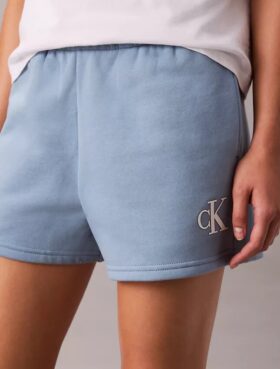 Monogram Fleece Pull-On Shorts