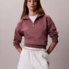 Monogram Fleece Quarter Zip Sweatshirt Monogram Fleece Quarter Zip Sweatshirt