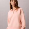 Monogram Fleece Quarter Zip Sweatshirt Monogram Fleece Quarter Zip Sweatshirt