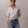 Monogram Fleece Quarter Zip Sweatshirt Monogram Fleece Quarter Zip Sweatshirt