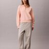 Monogram Fleece Quarter Zip Sweatshirt Monogram Fleece Quarter Zip Sweatshirt